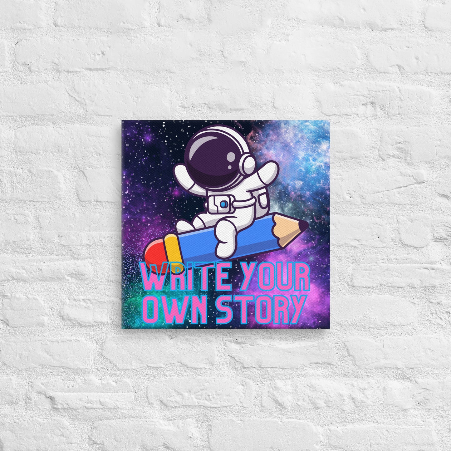 Write Your Own Story Canvas Print