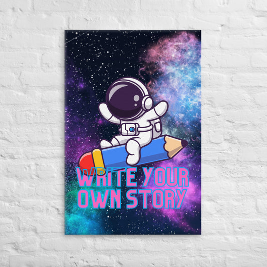 Write Your Own Story Canvas Print